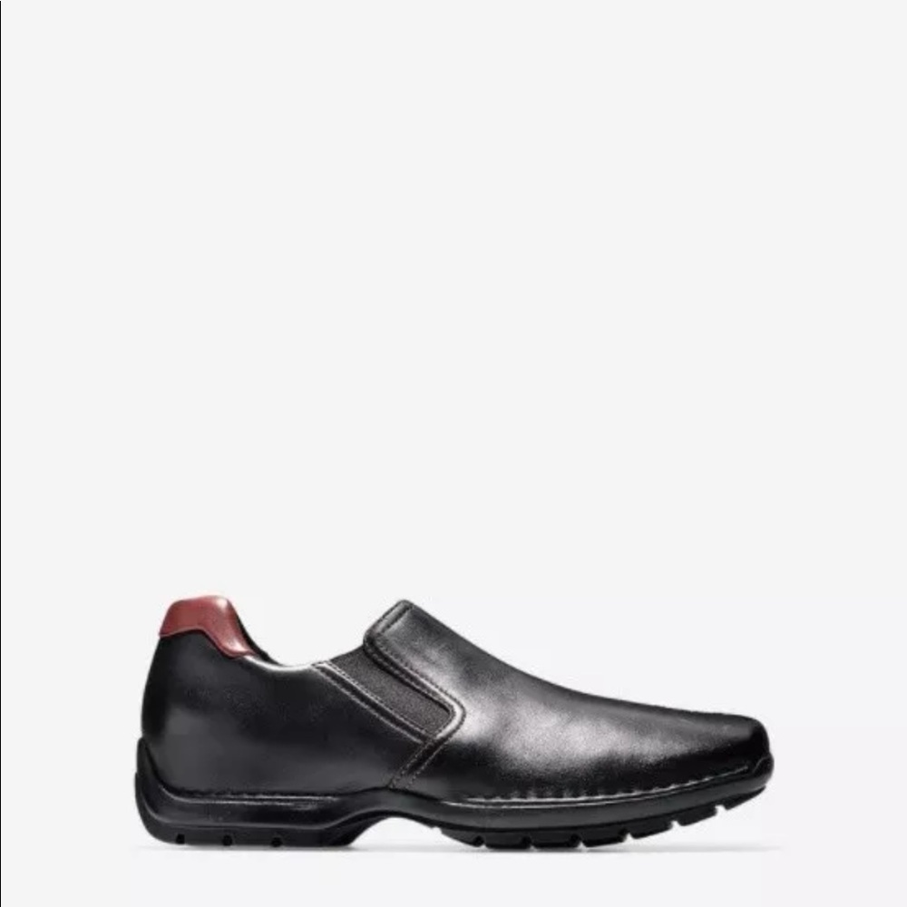Cole Haan ZENO SLIPON Black Leather Mens' Loafer - Picture 3 of 4